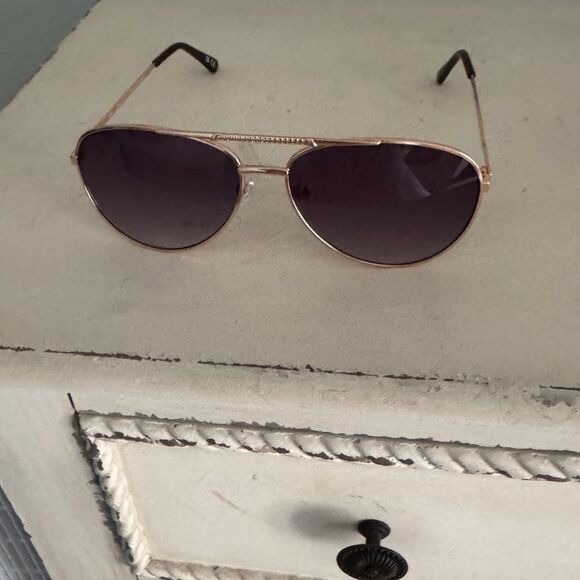 Gold Aviator Sunglass Readers strength 2.5- brand new- too big for my face - Picture 10 of 10